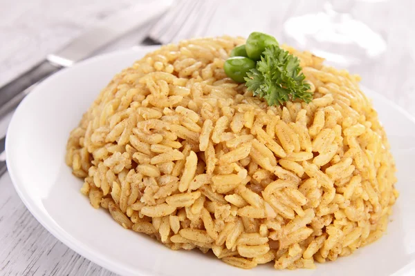 Placa de arroz — Foto de Stock