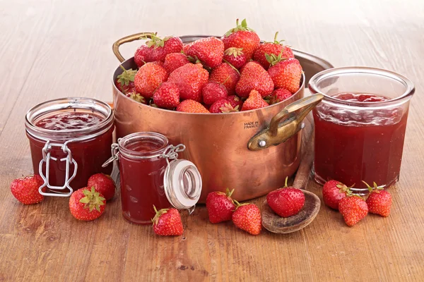 Strawberry jam — Stock Photo, Image