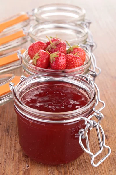 Strawberry jam — Stock Photo, Image