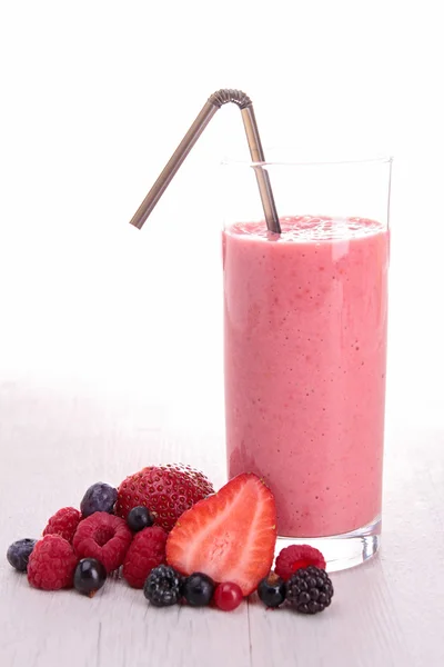 Berry milkshake — Stockfoto