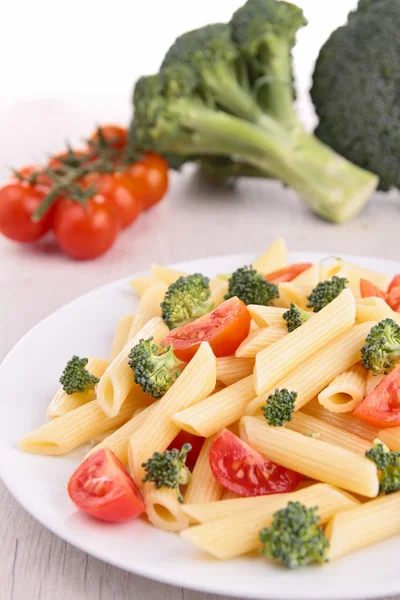 Pasta met groenten — Stockfoto