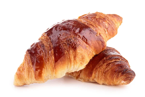 Croissant isolerade — Stockfoto