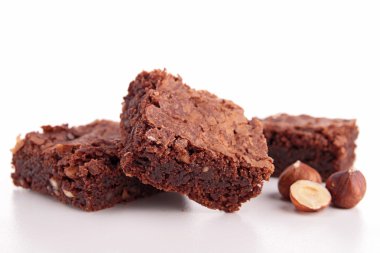 brownie izole edilmiş