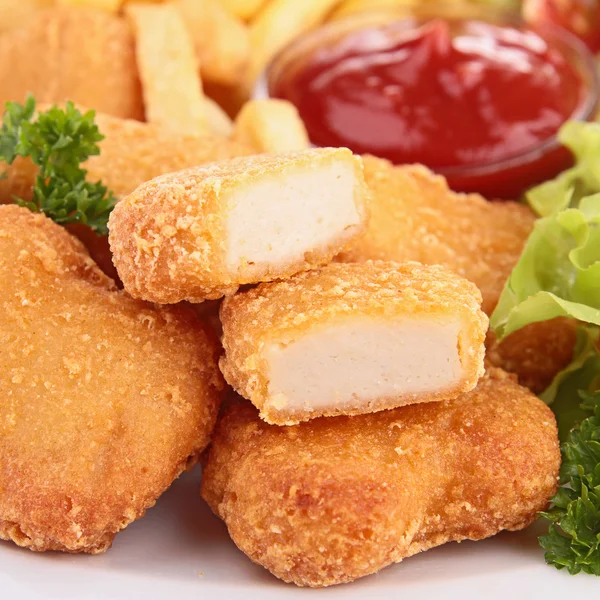 Chicken nugget — Stock Photo, Image
