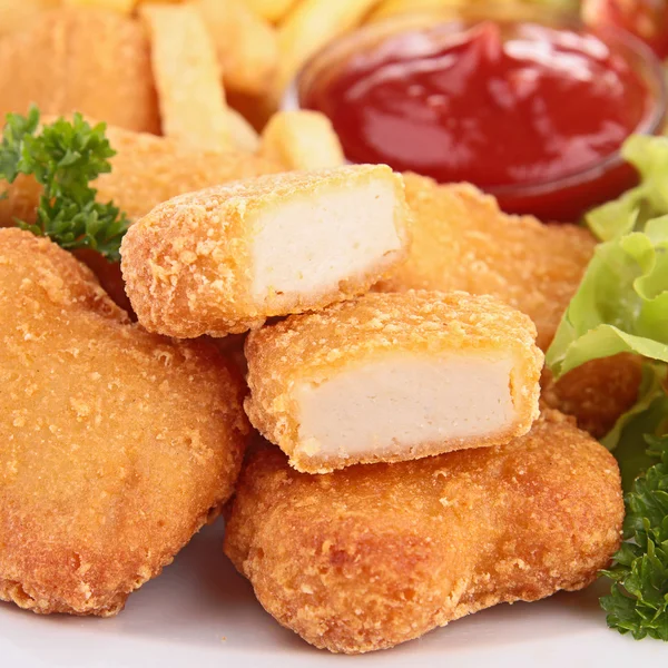 Kuřecí nugget — Stock fotografie