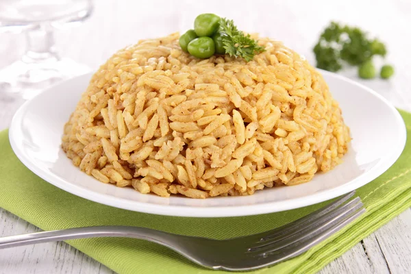 Talíř rýže — Stock fotografie