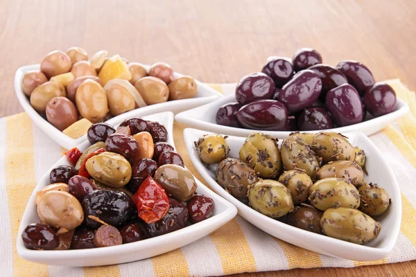 Assortment of olives — Stock Photo, Image