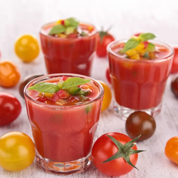 トマトのガスパッチョrajčatové gazpacho — ストック写真
