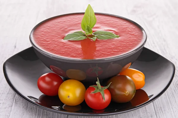Domatesli gazpacho — Stok fotoğraf