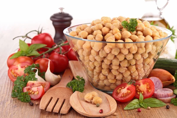 Ensalada de garbanzos — Foto de Stock