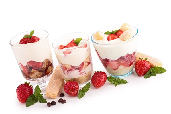 Strawberry tiramisu — Stockfoto