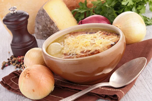 Soğan çorbası — Stok fotoğraf