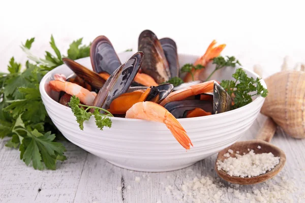 Sopa de crustáceos — Foto de Stock