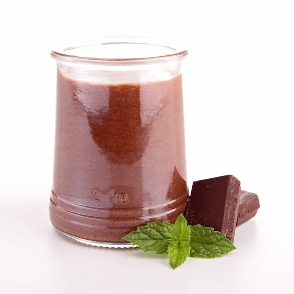 Mousse de chocolate — Fotografia de Stock