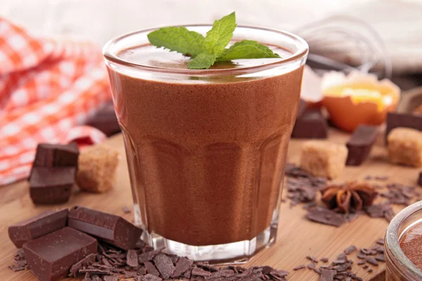 Chocolate mousse — Stock Photo, Image