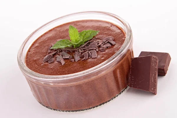 Mousse de chocolate — Fotografia de Stock