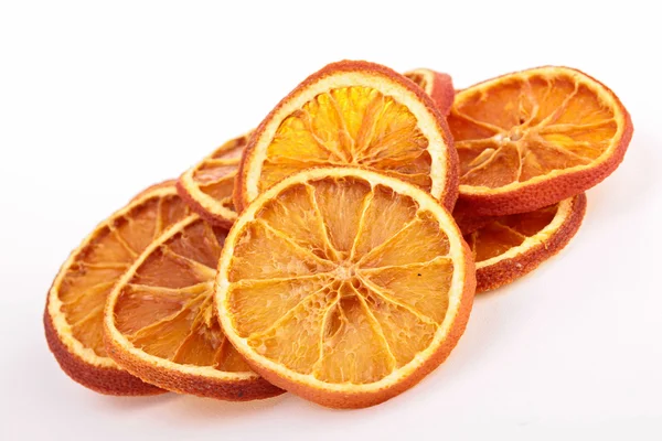 Isolated dried orange slices — Stock Photo, Image