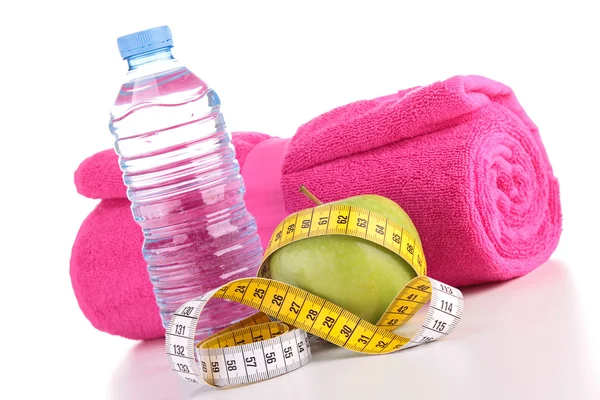 Attrezzature per il fitness, alimenti dietetici — Foto Stock