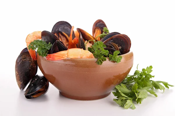 Sopa de crustáceos — Foto de Stock
