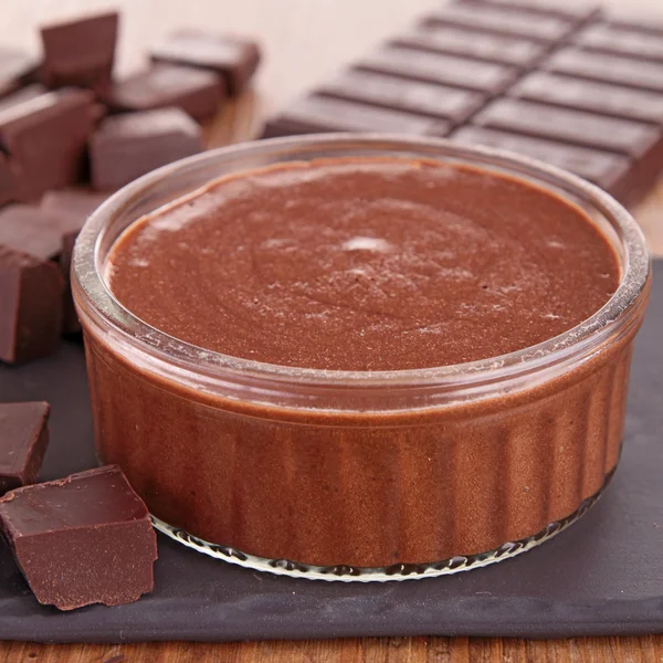 Mousse de chocolate francês — Fotografia de Stock