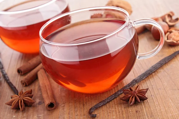 Chá vermelho e especiarias — Fotografia de Stock