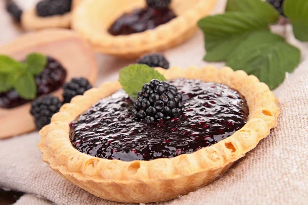 Blackberry pastrys — Stock Photo, Image