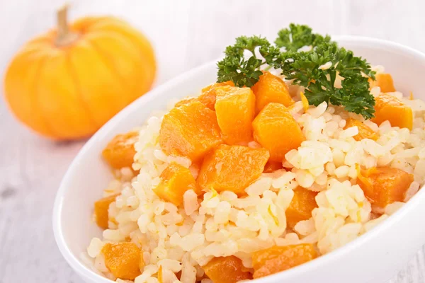 Pumpa risotto — Stockfoto