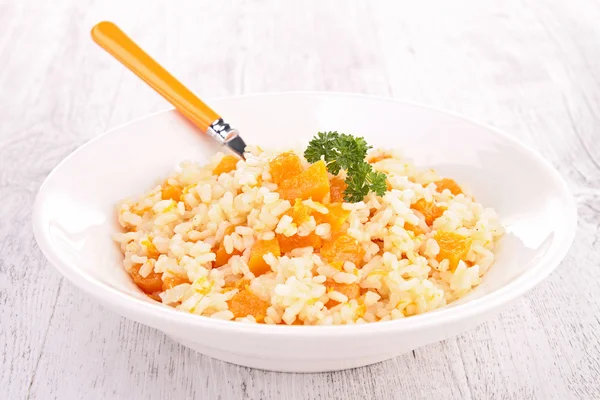 Pumpa risotto — Stockfoto