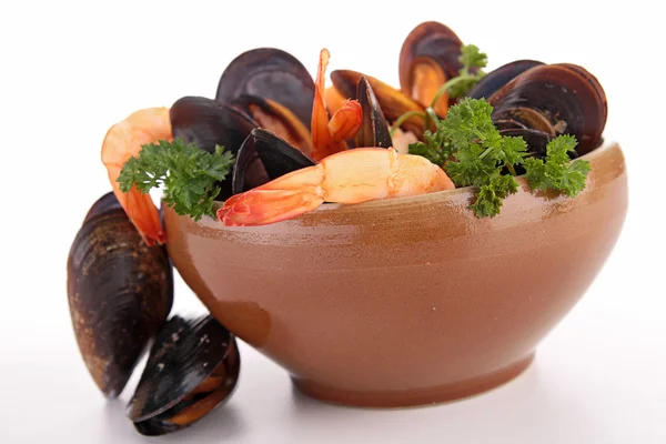 Crustacean soup — Stock Photo, Image