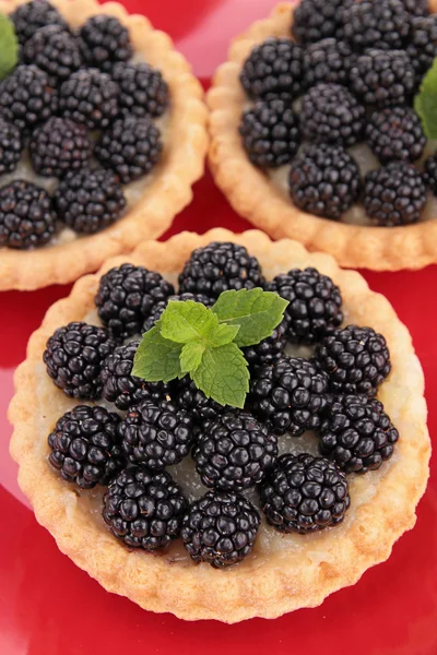 Produse de patiserie Blackberry — Fotografie, imagine de stoc