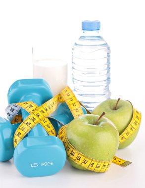 Gıda ve fitness ekipmanları diyet