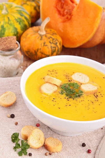 Zuppa di zucca — Foto Stock