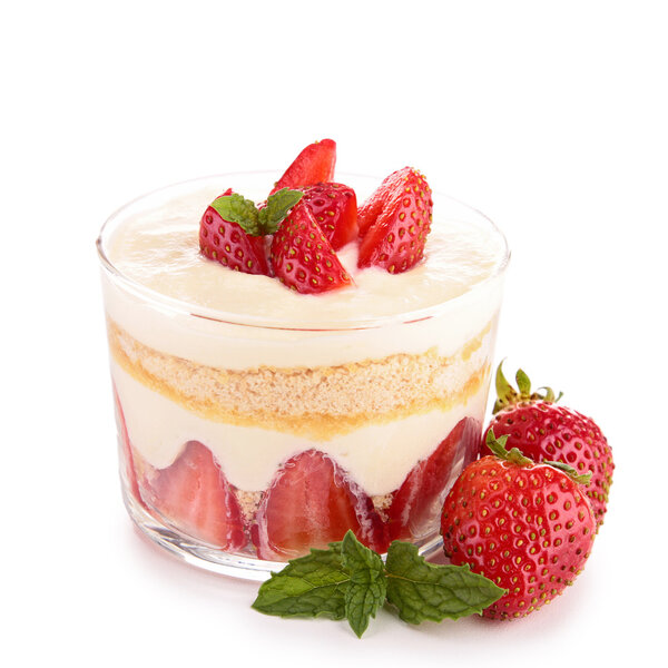 Strawberry tiramisu