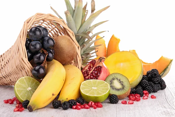 Overvloed van fruit voor — Stockfoto