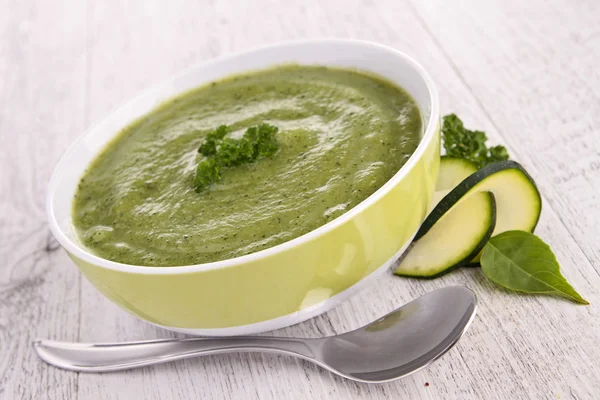 Zucchini soup — Stock Photo, Image