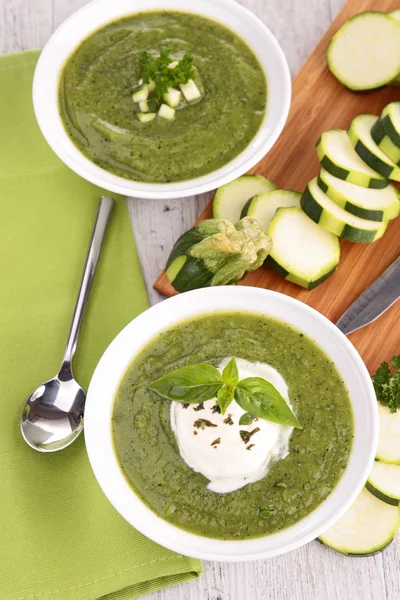 Bowl of vegteable soup — Stock Photo, Image