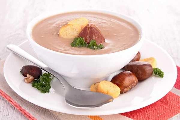 Bowl of soup — Stock Photo, Image