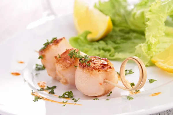 Scallop prăjit — Fotografie, imagine de stoc