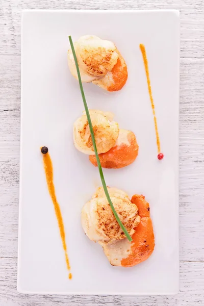 Seared scallop — Stock Photo, Image