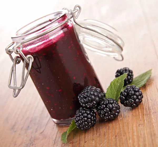 Blackberry jam — Stock Photo, Image