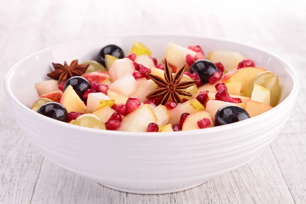 Autumn fruit salad — Stock Photo, Image