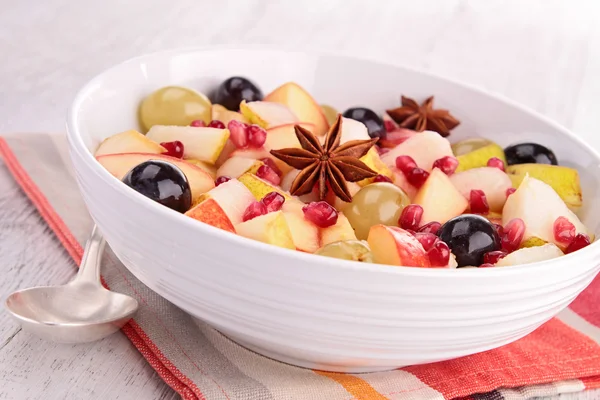 Autumn fruit salad — Stock Photo, Image