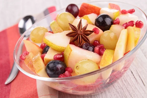 Autumn fruit salad — Stock Photo, Image