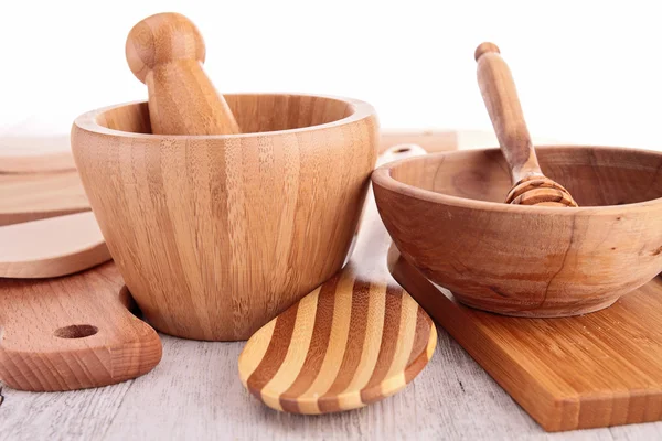 Wooden kitchen utensil — Stock Photo, Image