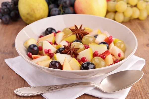 Autumn fruit salad — Stock Photo, Image