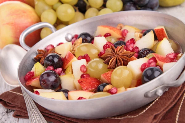 Autumn fruit salad — Stock Photo, Image