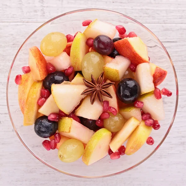 Autumn fruit salad — Stock Photo, Image