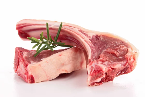 Lamb chop na białym tle — Zdjęcie stockowe