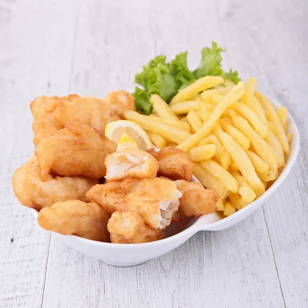 Fish and Chips — Stockfoto