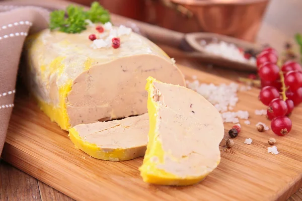 Fatia de foie gras — Fotografia de Stock